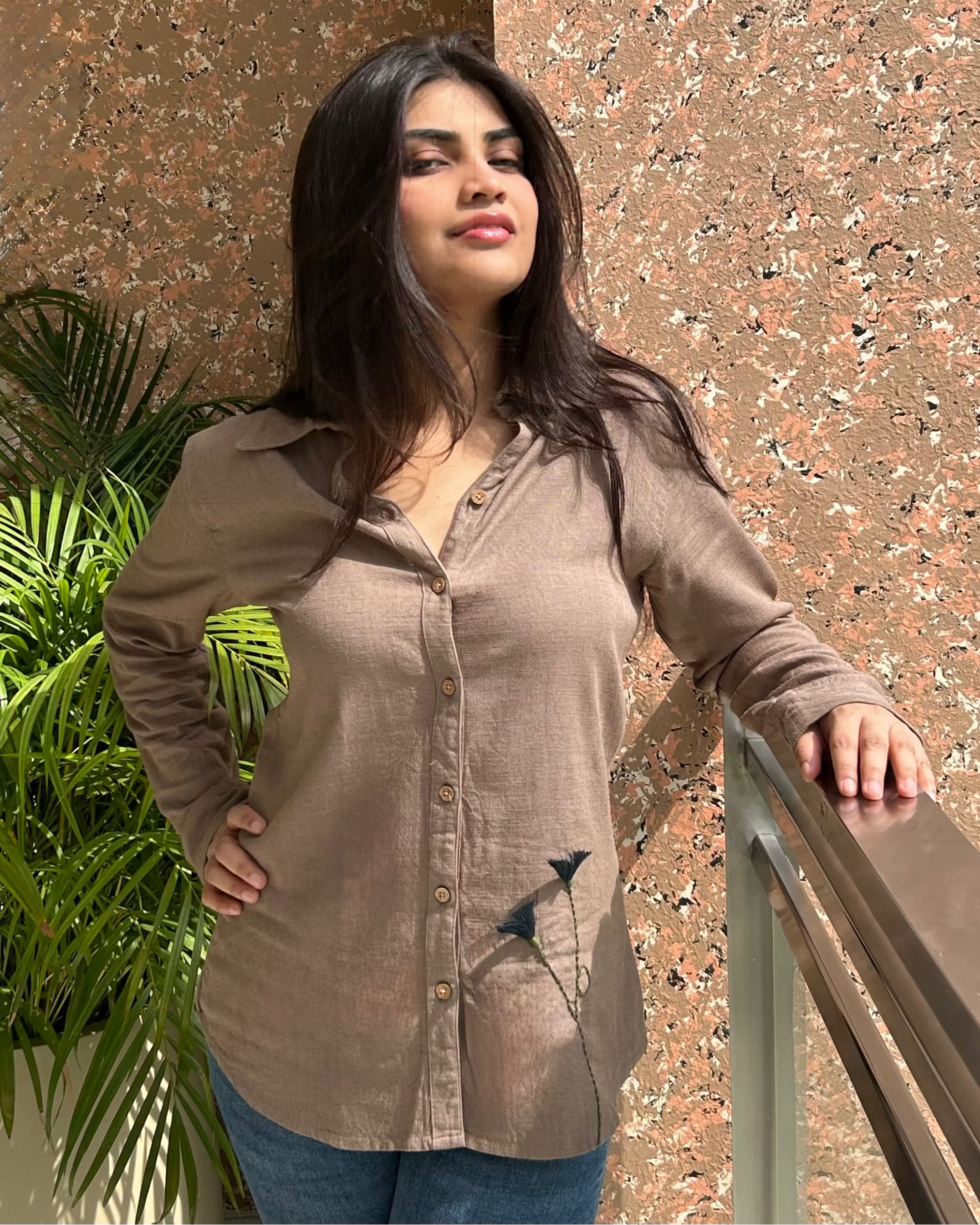 Floweret ✦ Premium Linen Blend Shirt